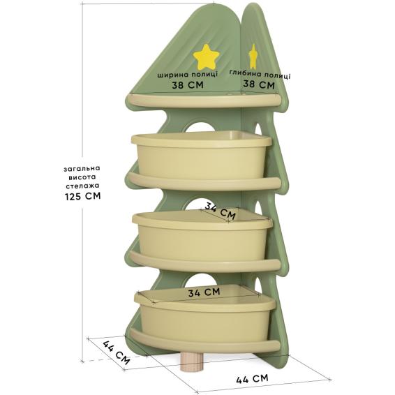 Mealux Yoda Green-size
