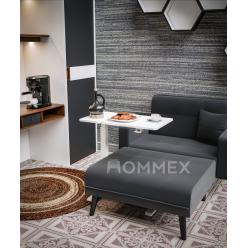 Стіл Hommex Mobidesk Duo USB White