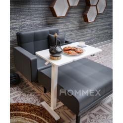 Стіл Hommex Mobidesk Duo White