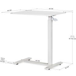 Table Hommex Mobidesk Lite White