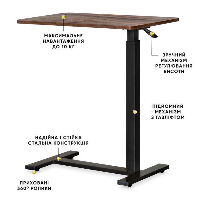 Стіл Hommex Mobidesk Walnut Фото 10