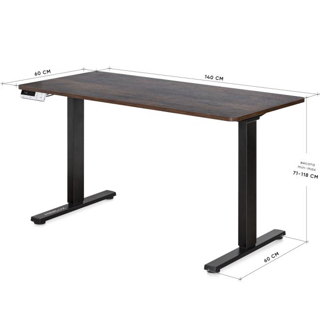 Стіл з електро регулюванням висоти Mealux PowerDesk Duo Antique Фото 3