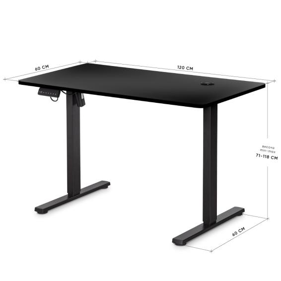 Mealux PowerDesk Energy Black-size