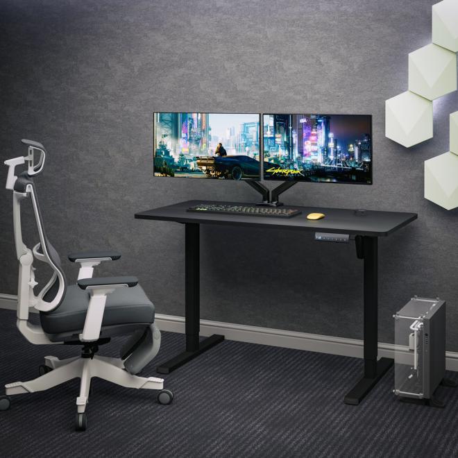 Стіл з електро регулюванням висоти Mealux PowerDesk Energy Black Фото 4