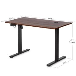 Стіл з електро регулюванням висоти Mealux PowerDesk Energy Walnut