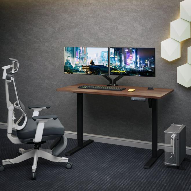 Стіл з електро регулюванням висоти Mealux PowerDesk Energy Walnut Фото 4