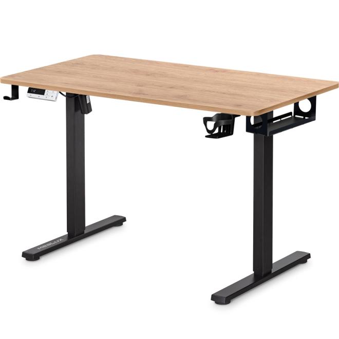 Стіл з електро регулюванням висоти Mealux PowerDesk Lite Mahogany Фото 1