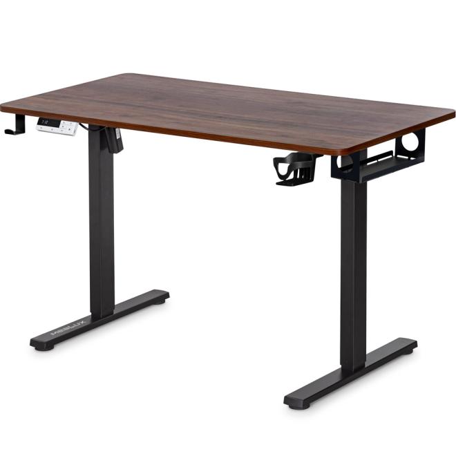 Стіл з електро регулюванням висоти Mealux PowerDesk Lite Walnut Фото 1
