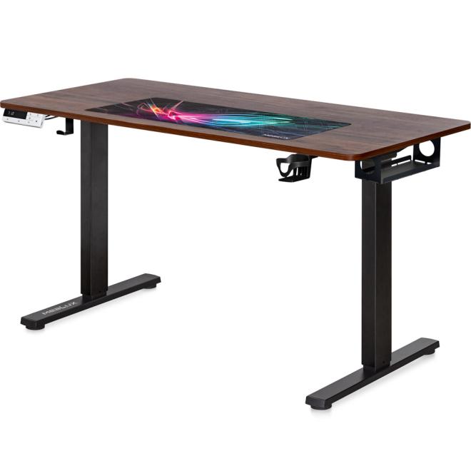 Стіл з електро регулюванням висоти Mealux PowerDesk Duo Walnut Фото 1