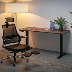 Стіл з електро регулюванням висоти Mealux PowerDesk Duo Walnut