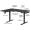 Table with electric height adjustment Mealux Powerdesk Corner-R Black Photo 102