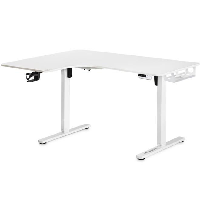 Стіл з електро регулюванням висоти Mealux Powerdesk Corner-R White Фото 1