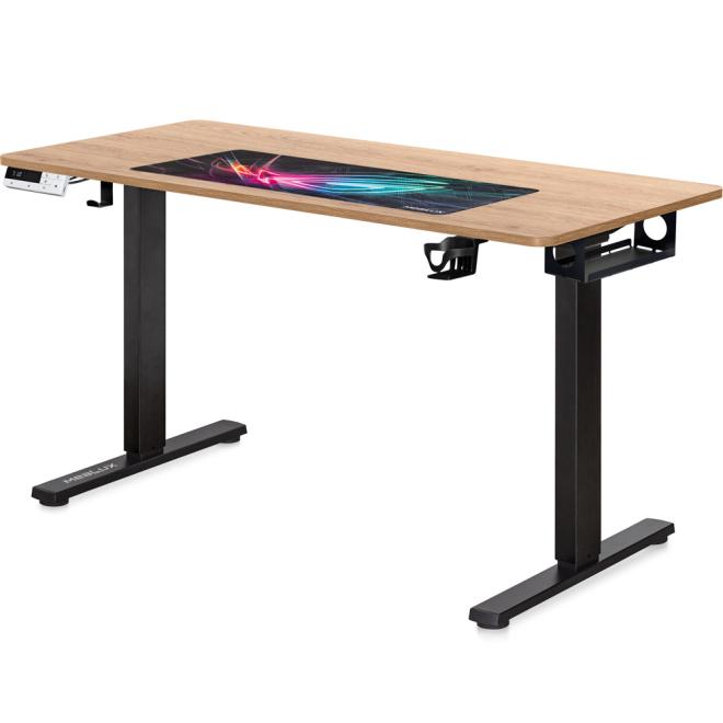 Стіл з електро регулюванням висоти Mealux PowerDesk Duo Mahogany Фото 1