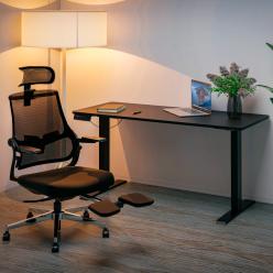 Стол с электрорегулировкой высоты Mealux PowerDesk Duo XL Black