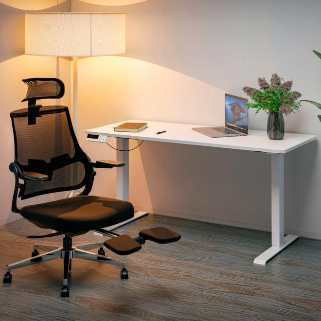 Стіл з електро регулюванням висоти Mealux PowerDesk Duo XL White Фото 4