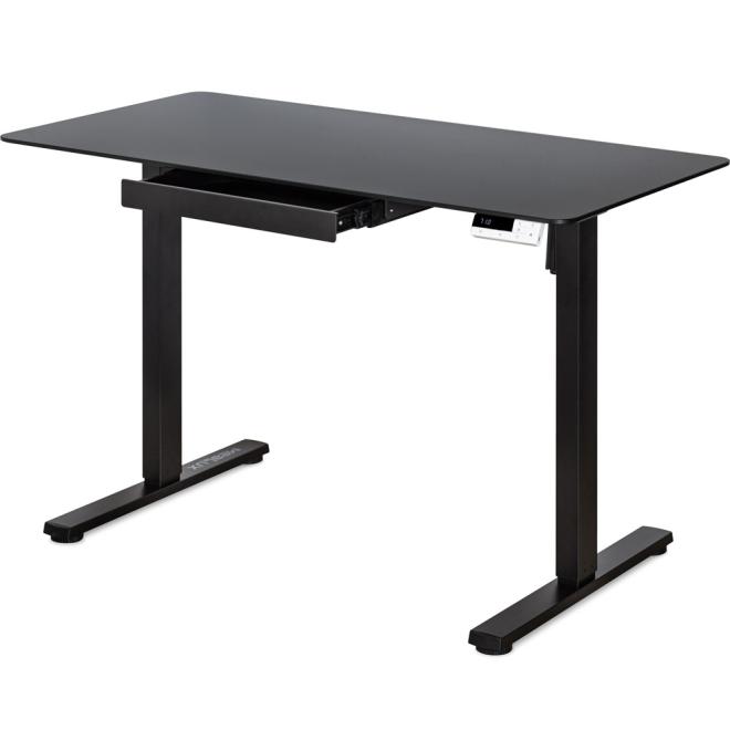 Стіл з електро регулюванням висоти Mealux PowerDesk Glass Black Фото 1
