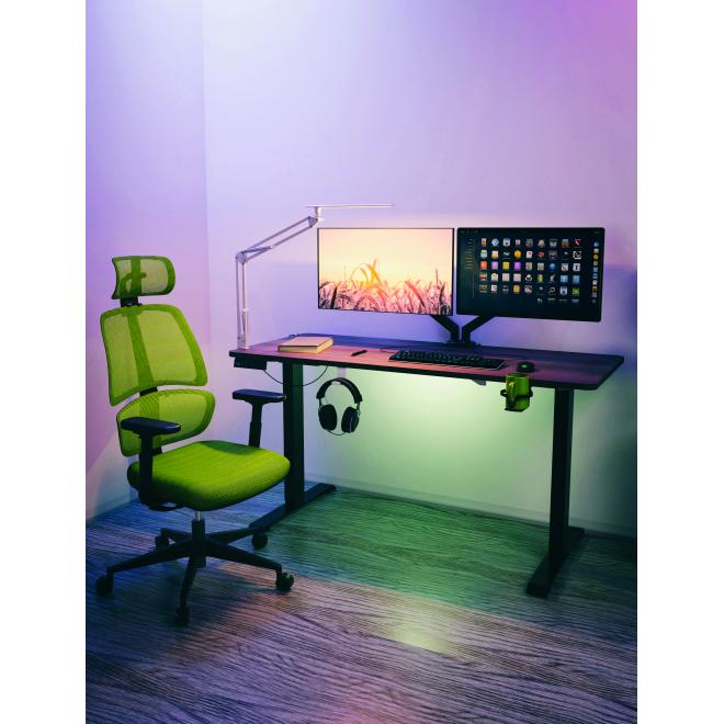 Стіл з електро регулюванням висоти Mealux PowerDesk Lite XL Walnut Фото 4
