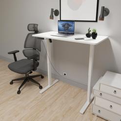 Стол с электрорегулировкой высоты Mealux PowerDesk Lite XL White