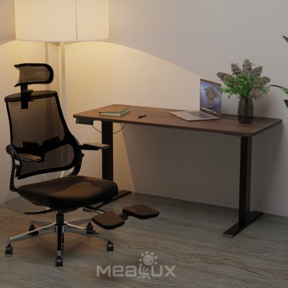 Стол Mealux PowerDesk Duo Walnut (арт. EVO-242 Duo Walnut /B)