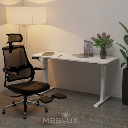 Стол Mealux PowerDesk Duo White (арт. EVO-242 Duo W/W)