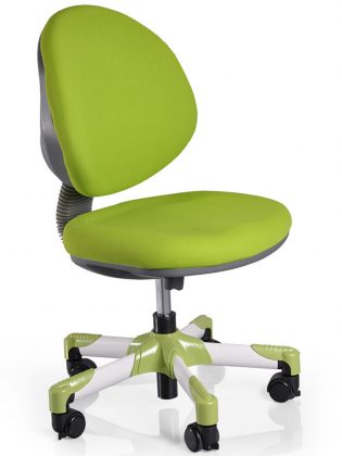 Кресло Y-120 KZ металл белый / обивка зеленая однотонная